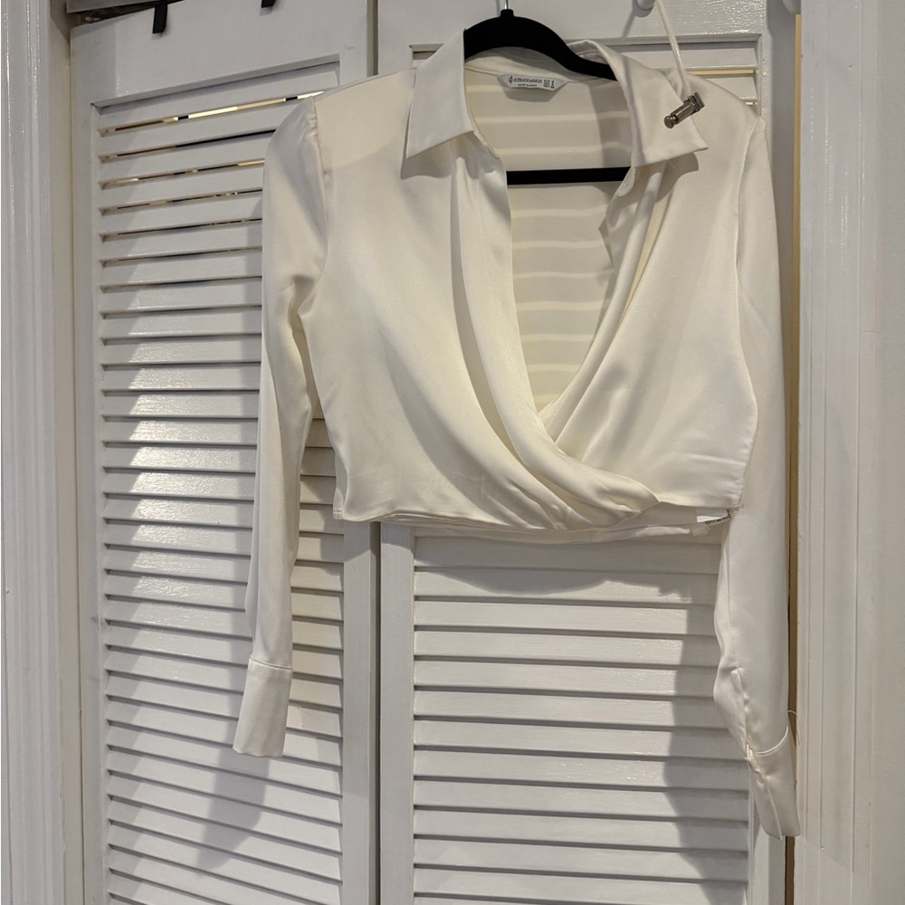 Zara Elegant White Blouse